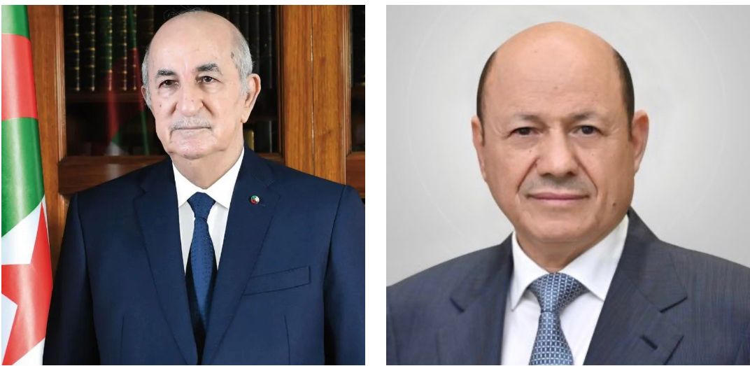 رئيس مجلس القيادة الرئاسي يهنئ باليوم الوطني الجزائري