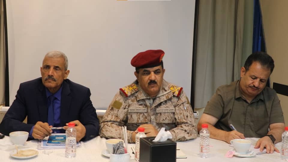 اللجنة الأمنية والعسكرية العليا تعقد إجتماعاً لها في عدن