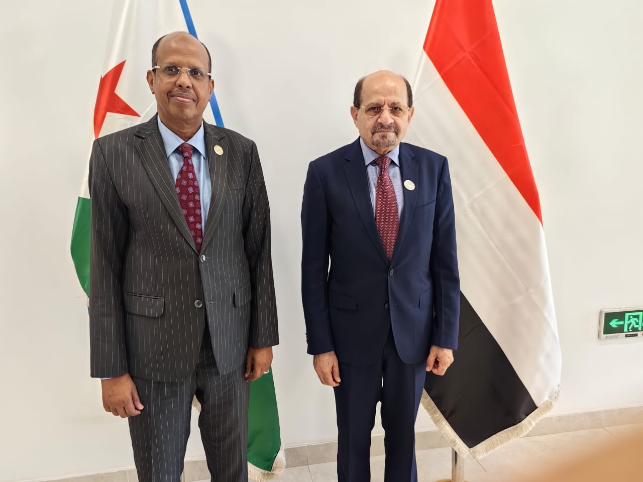 الزنداني يستعرض مع وزير الشؤون الخارجية الجيبوتي مستجدات الأوضاع في اليمن