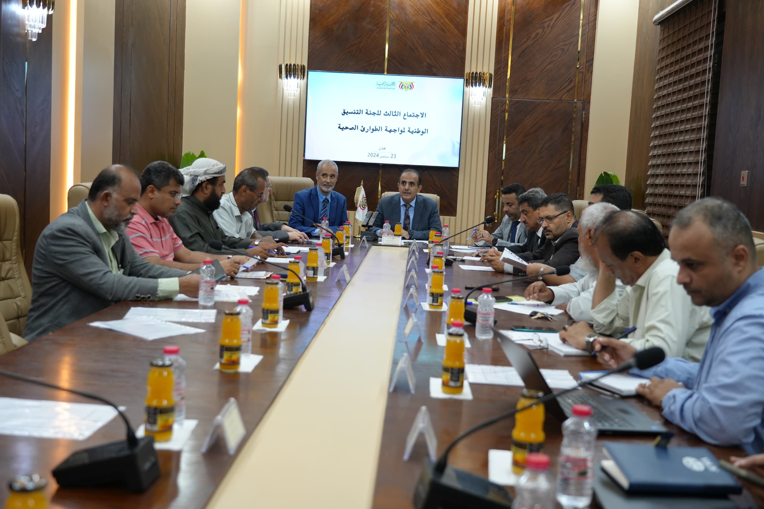 وزير الصحة يترأس اجتماعاً للجنة التنسيق الوطنية لمواجهة الطوارئ الصحية