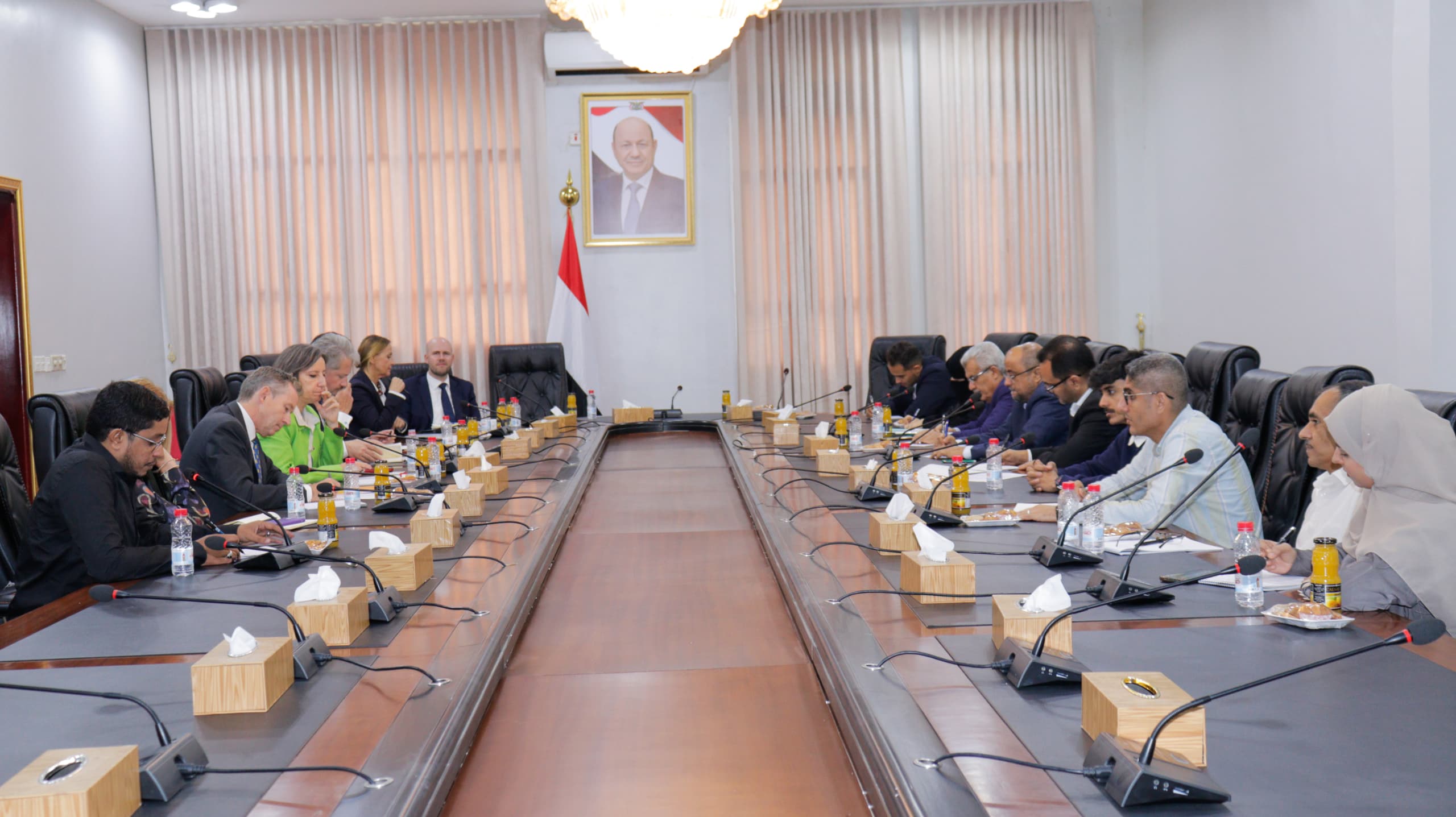 وزير المالية يبحث مع وفد الاتحاد الأوروبي والمملكة المتحدة والبنك الدولي دعم مسارات الإصلاح الحكومي