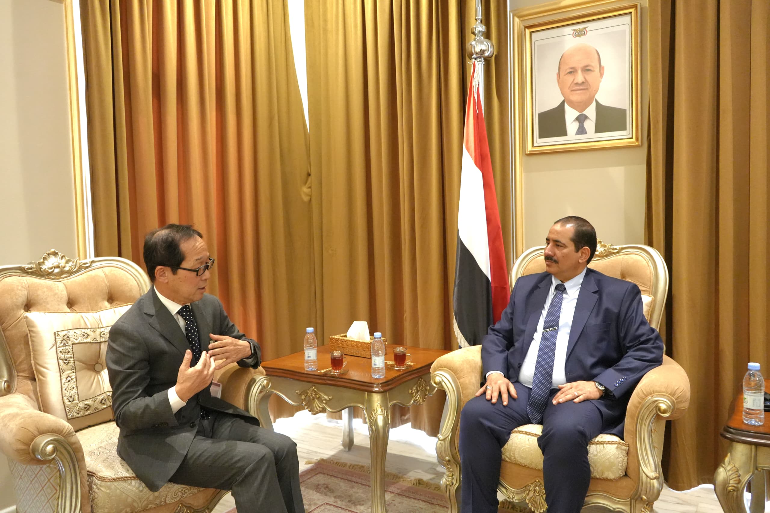 وزير الداخلية يثمن الدعم الياباني لقطاع الأمن في اليمن