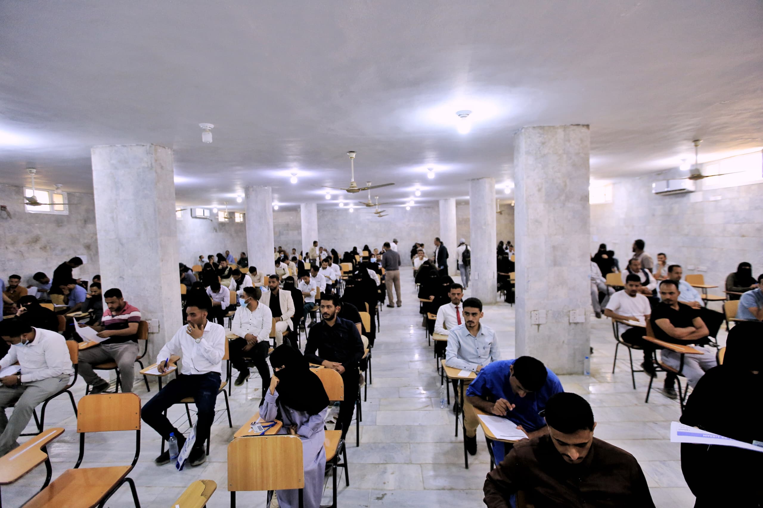 المجلس الطبي الاعلى يجري اختبارات الكفاءة لطالبي مزاولة المهنة بمأرب