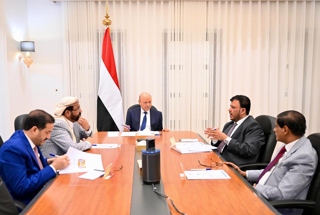 مجلس القيادة الرئاسي يناقش التطورات المحلية والاقليمية