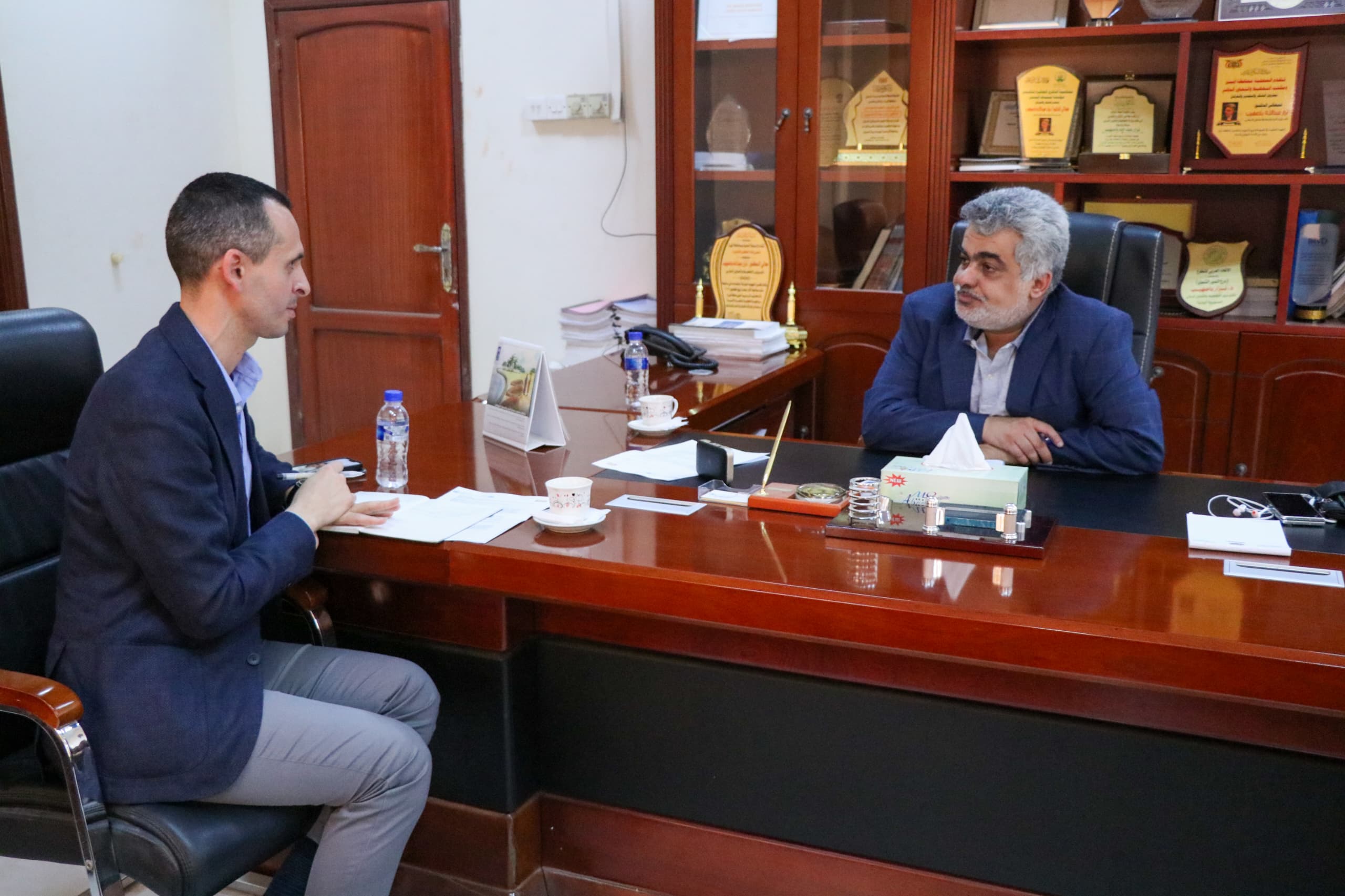 نائب وزير التخطيط يبحث مع مستشار أممي جهود دعم عملية التنمية