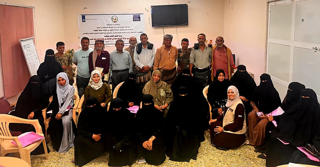 اختتام ورشة عمل بلحج حول نظام الإحالة بين مراكز الشرطة ومقدمي الخدمات