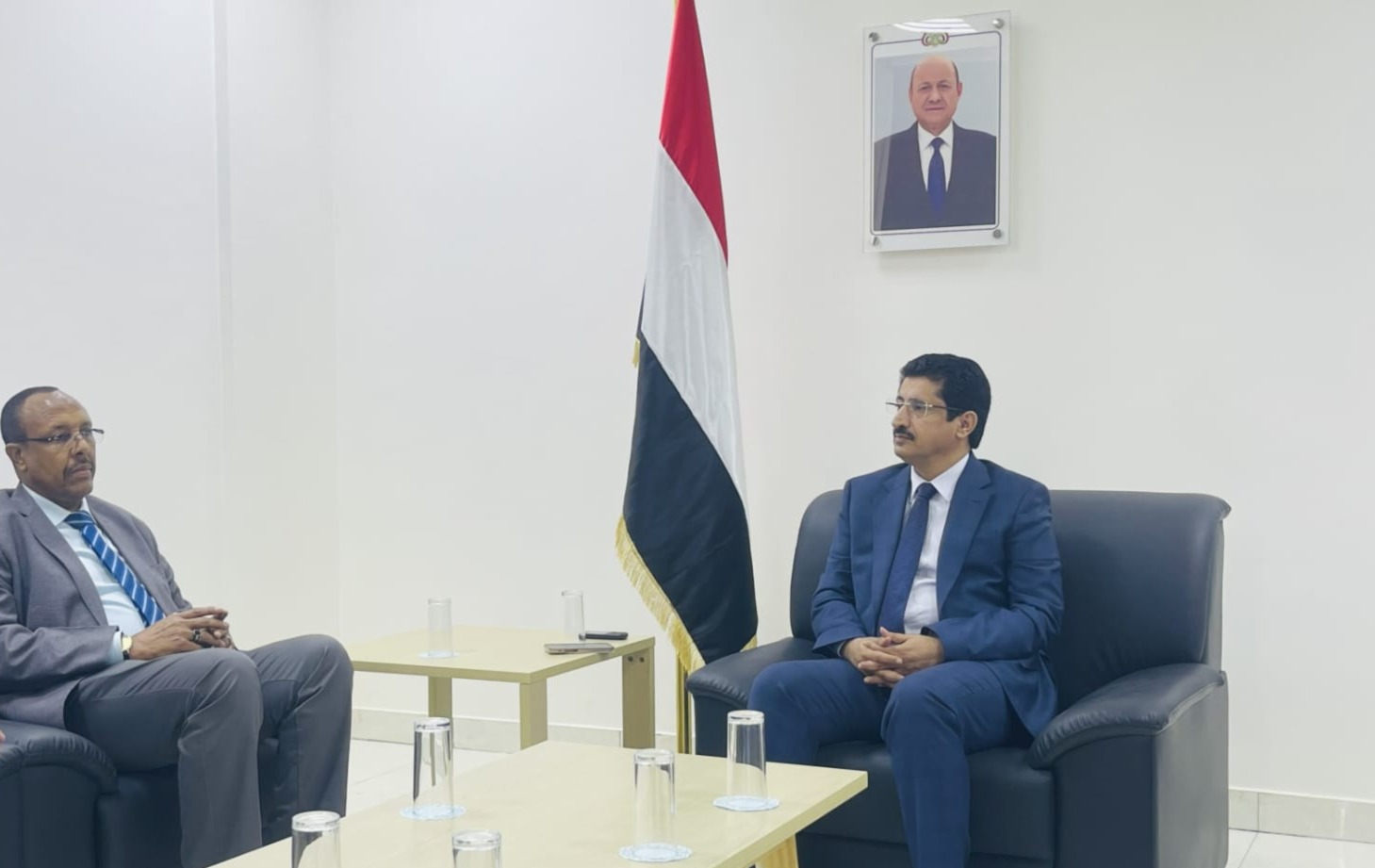 وكيل وزارة الخارجية يبحث مع السفير الصومالي سبل تعزيز العلاقات الثنائية بين البلدين