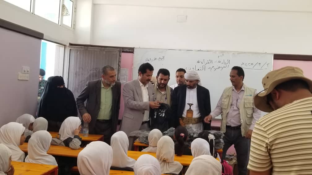 العباب والباكري يفتتحان 10 فصول جديدة بمدرسة الشهيد الشدادي للبنات