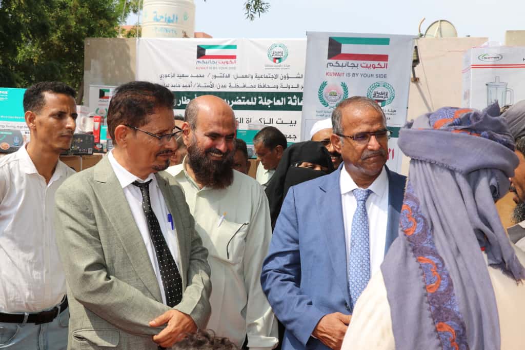 جمعية الحكمة تنفذ حملة لإغاثة المتضررين من السيول بتمويل كويتي