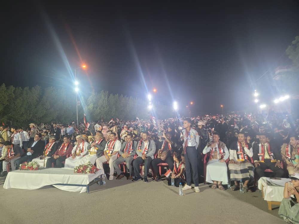 وزارة الشباب والرياضة تنظم مهرجاناً فنياً وخطابياً بمحافظة مأرب احتفاء بأعياد الثورة
