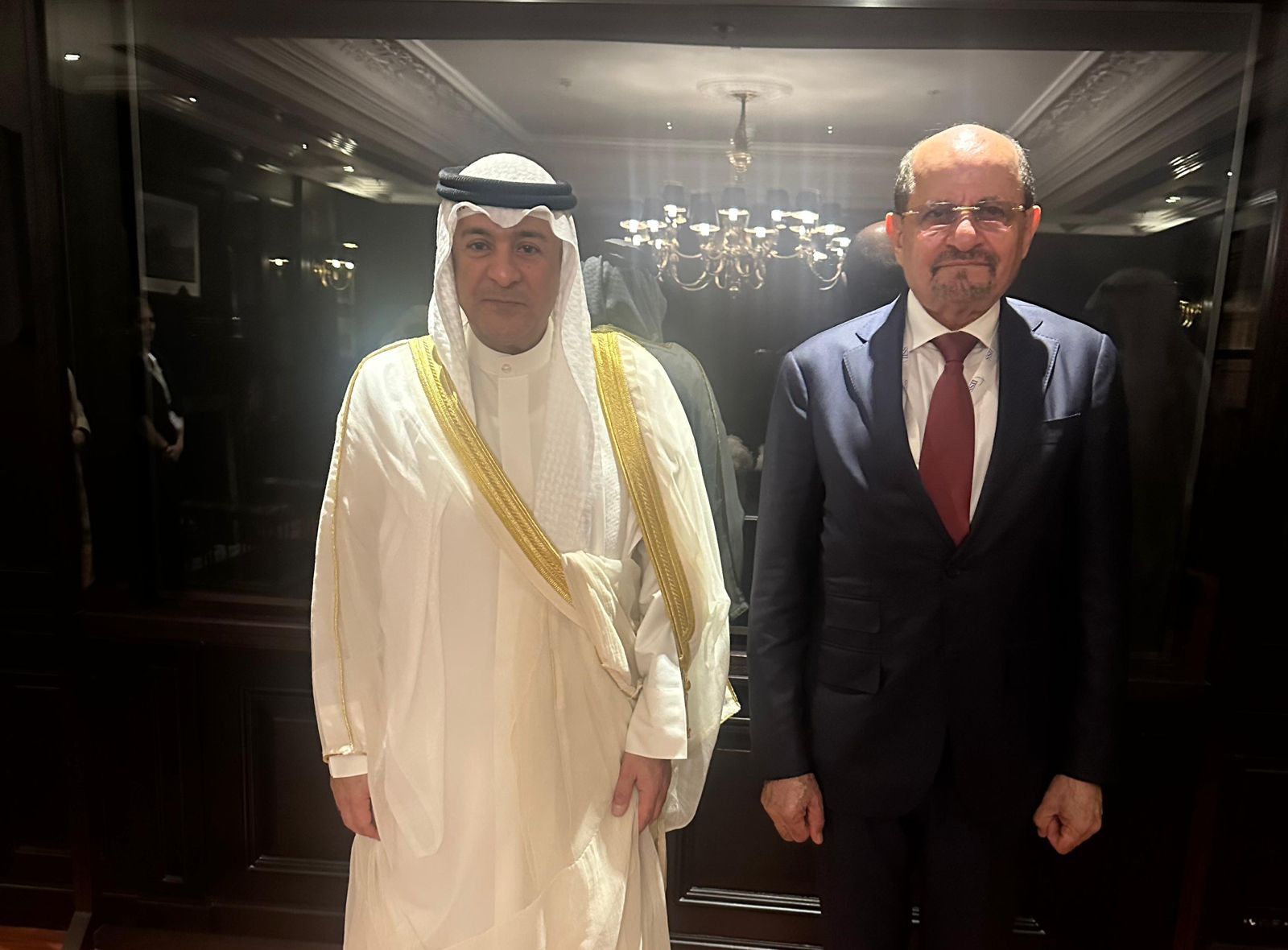 وزير الخارجية يلتقي الأمين العام لمجلس التعاون لدول الخليج العربية