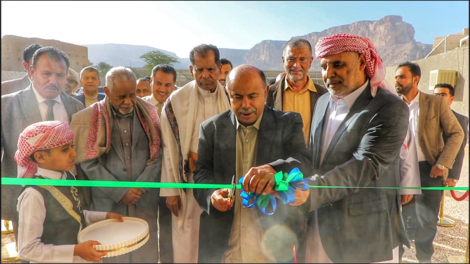 محافظ حضرموت يفتتح مقر مجلس حضرموت الوطني بمدينة سيئون