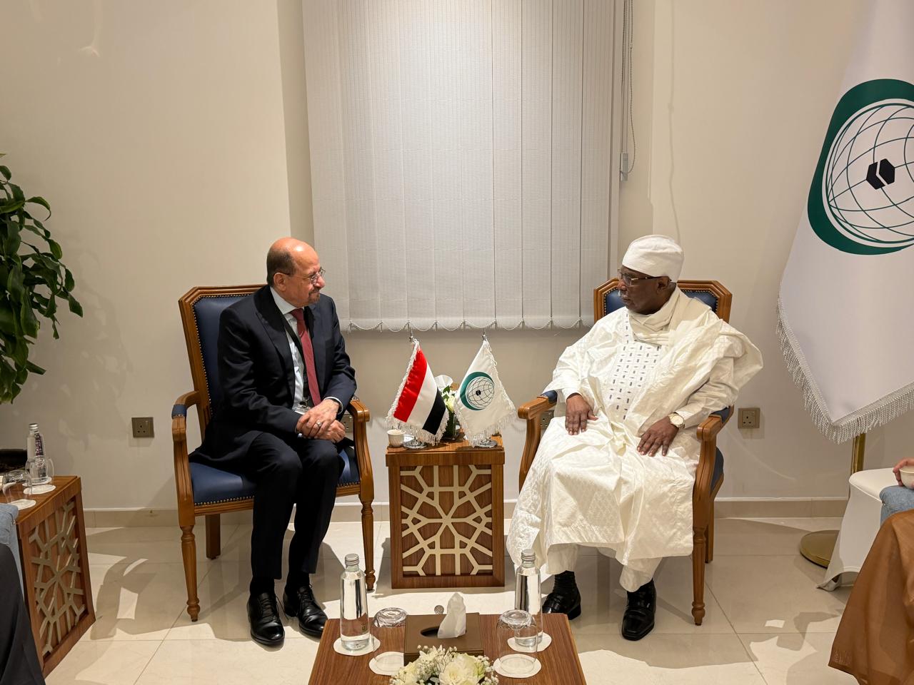 وزير الخارجية يلتقي الأمين العام لمنظمة التعاون الإسلامي