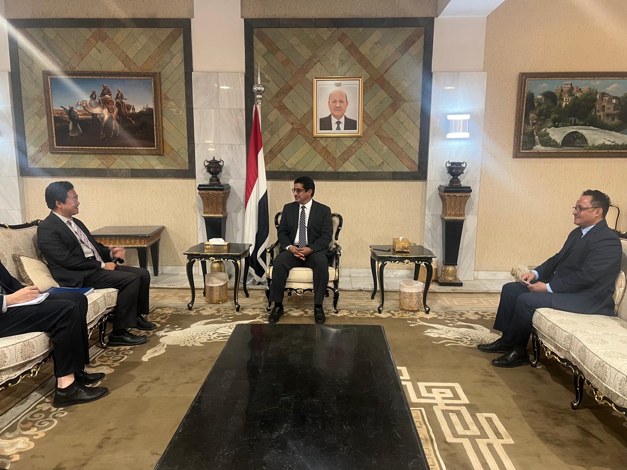 وكيل وزارة الخارجية يبحث مع القائم بأعمال السفارة الصينية عددًا من القضايا ذات الاهتمام المشترك