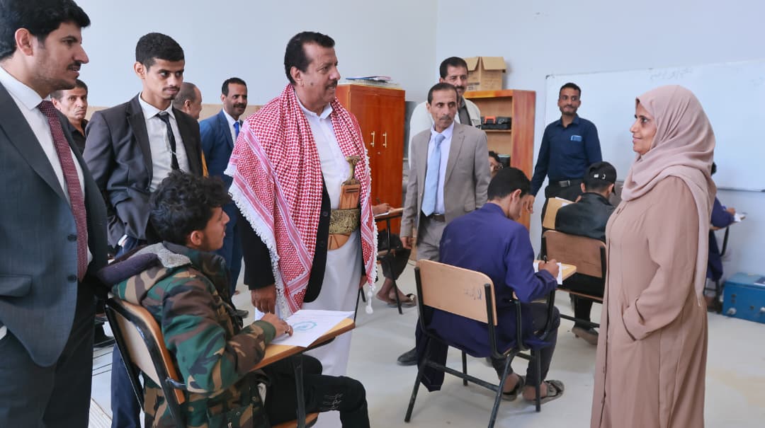 تدشين الاختبارات الفصلية لطلاب المعهد التقني الصناعي والمعهد المهني الصناعي بمأرب