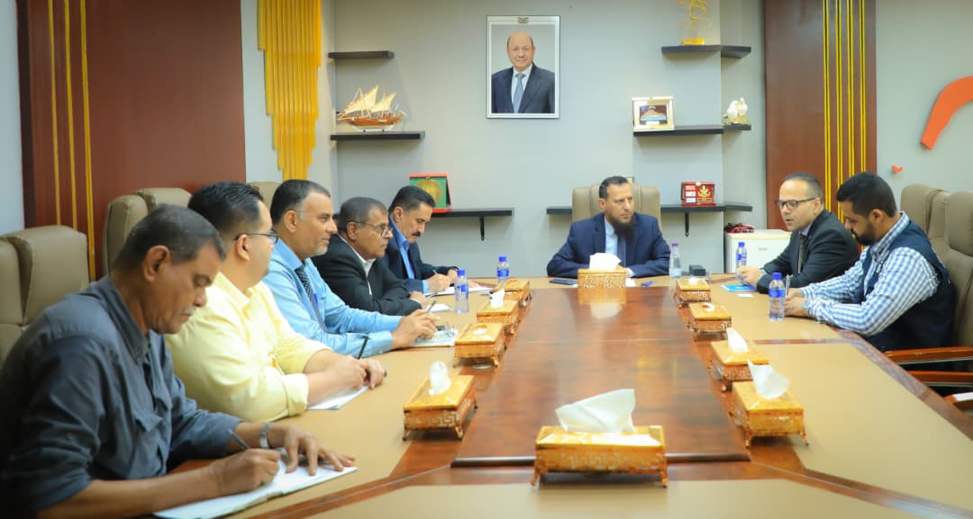 وزير الدولة محافظ عدن يبحث مع مفوضية اللاجئين خطة التدخلات والمشاريع للعام الجاري