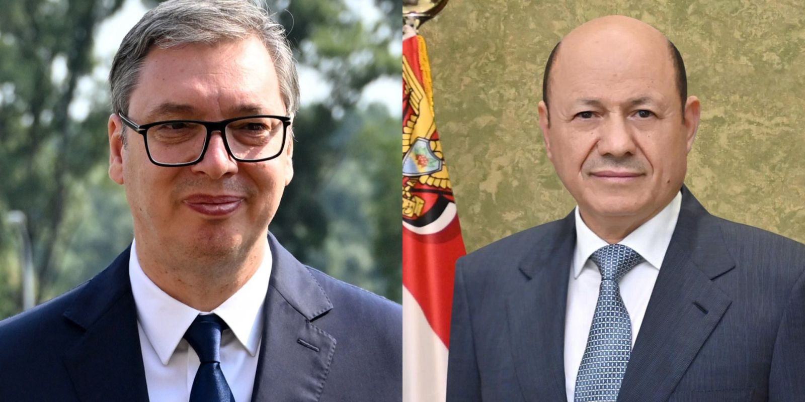 رئيس مجلس القيادة يهنئ باليوم الوطني الصربي