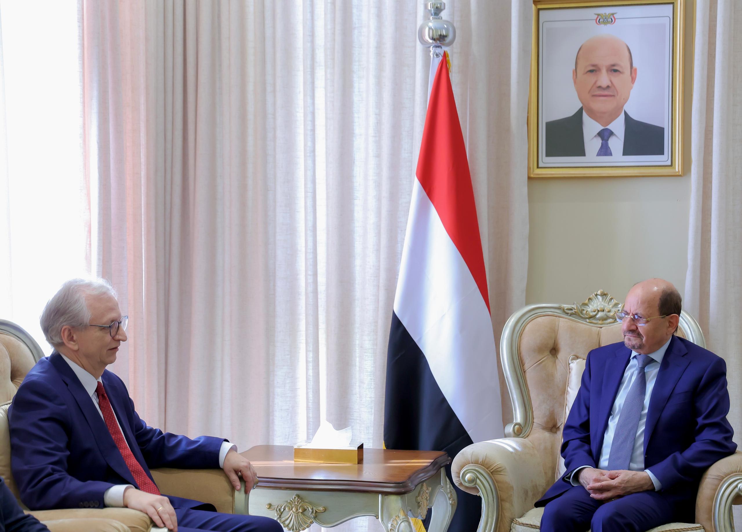 رئيس الوزراء وزير الخارجية يؤكد إن دعم المجتمع الدولي للحكومة الشرعية استثمار في الاستقرار الإقليمي