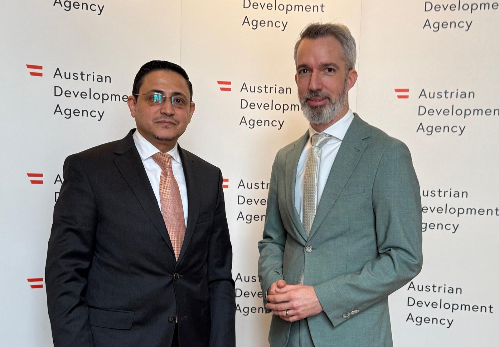 السفير شجاع الدين يبحث مع مدير الوكالة النمساوية تعزيز التعاون التنموي