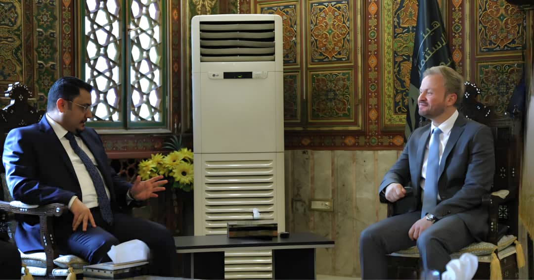 بعكر يبحث مع رئيس هيئة الاستثمار السورية تعزيز التعاون الاقتصادي