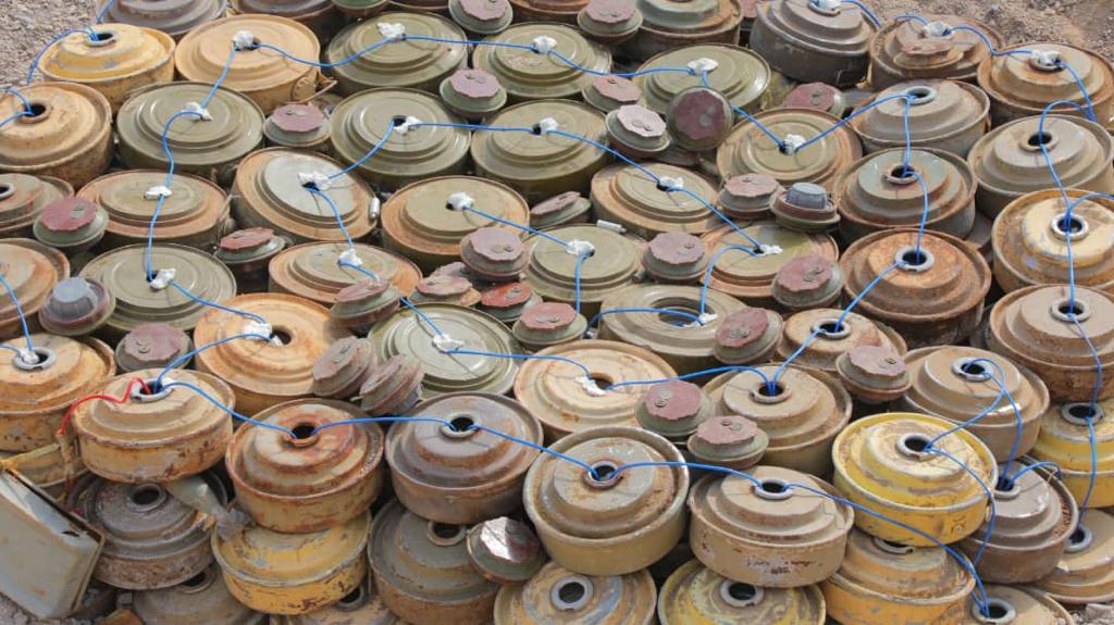 مشروع "مسام" ينزع 1.765 لغماً خلال أسبوع زرعتها المليشيات الحوثية