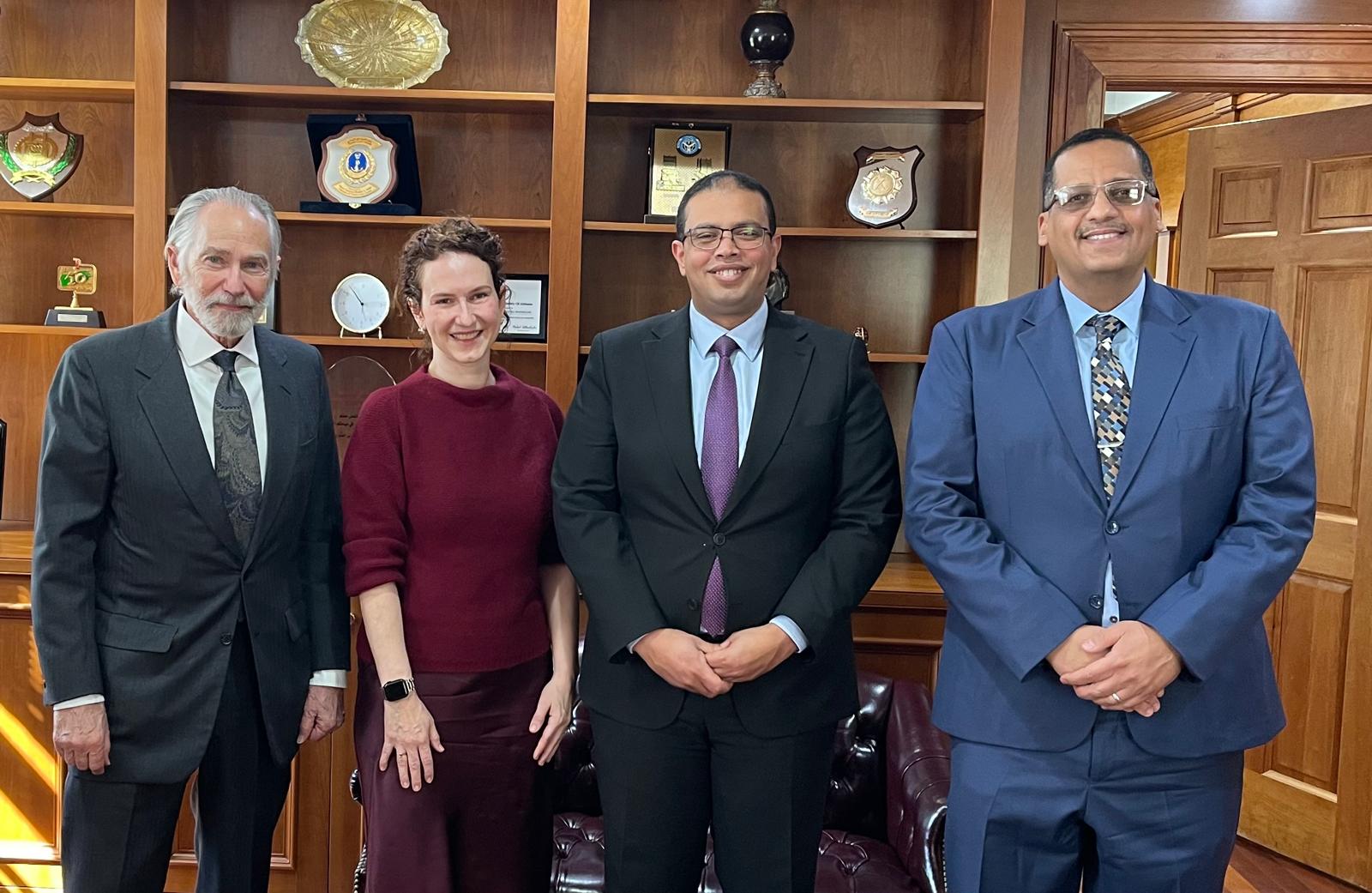 بامطرف يبحث مع منظمة أمريكية تعزيز التعاون في مكافحة تهريب الآثار والممتلكات الثقافية