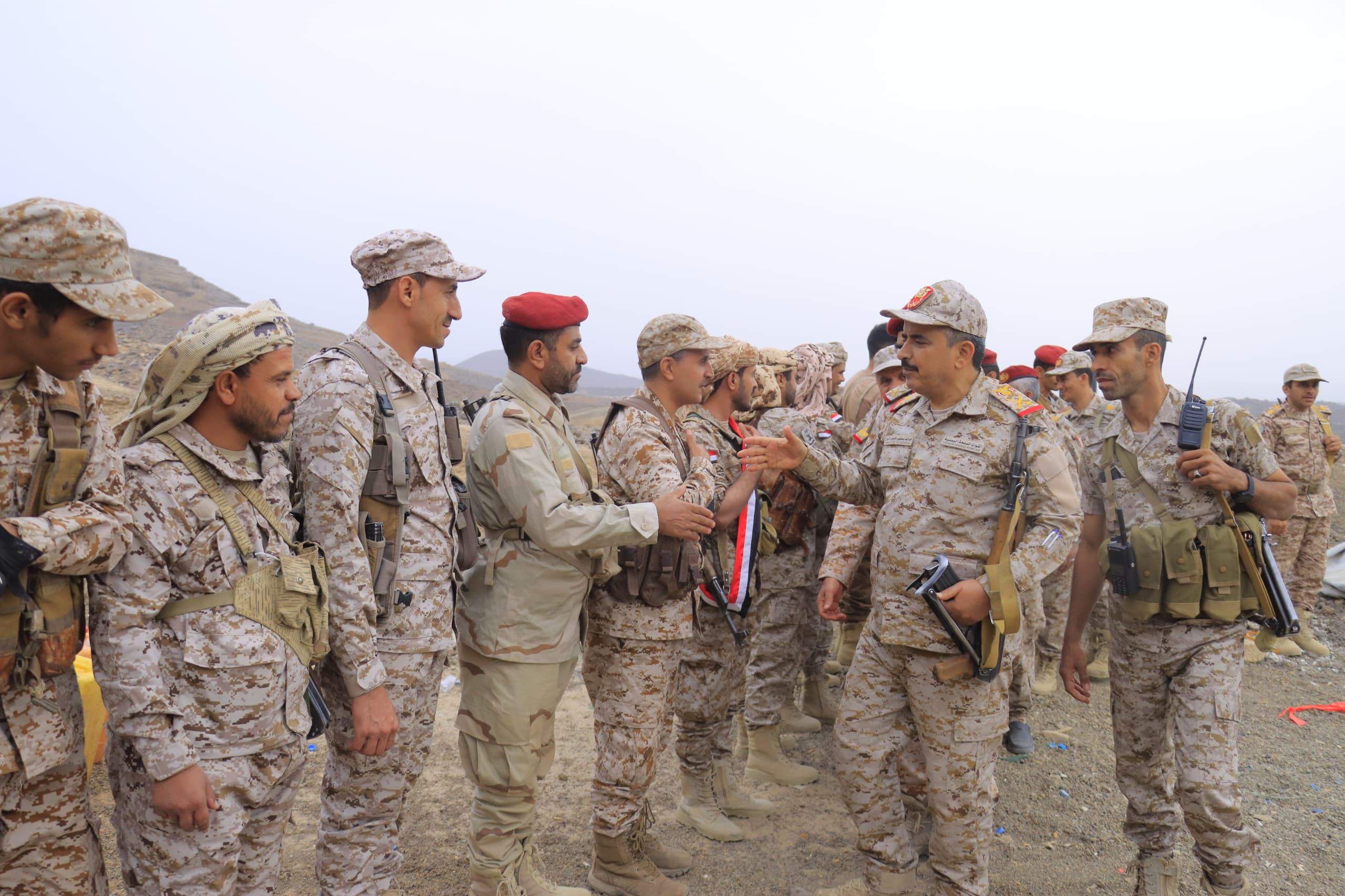 رئيس هيئة العمليات يتفقد أبطال القوات المسلحة في المنطقة العسكرية السابعة