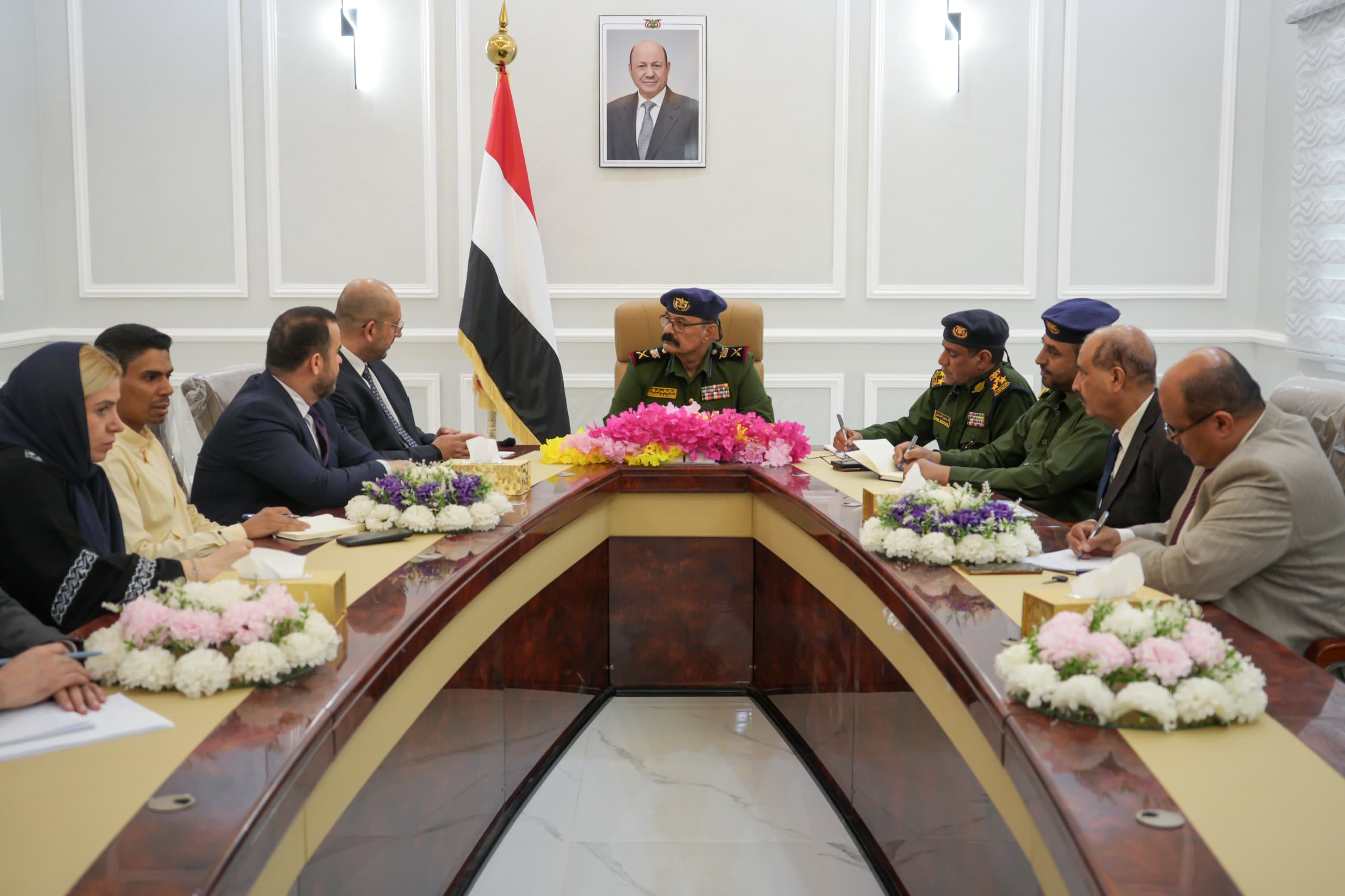 وكيل وزارة الداخلية يبحث مع وفد المنظمة الدولية للهجرة تعزيز التعاون المشترك