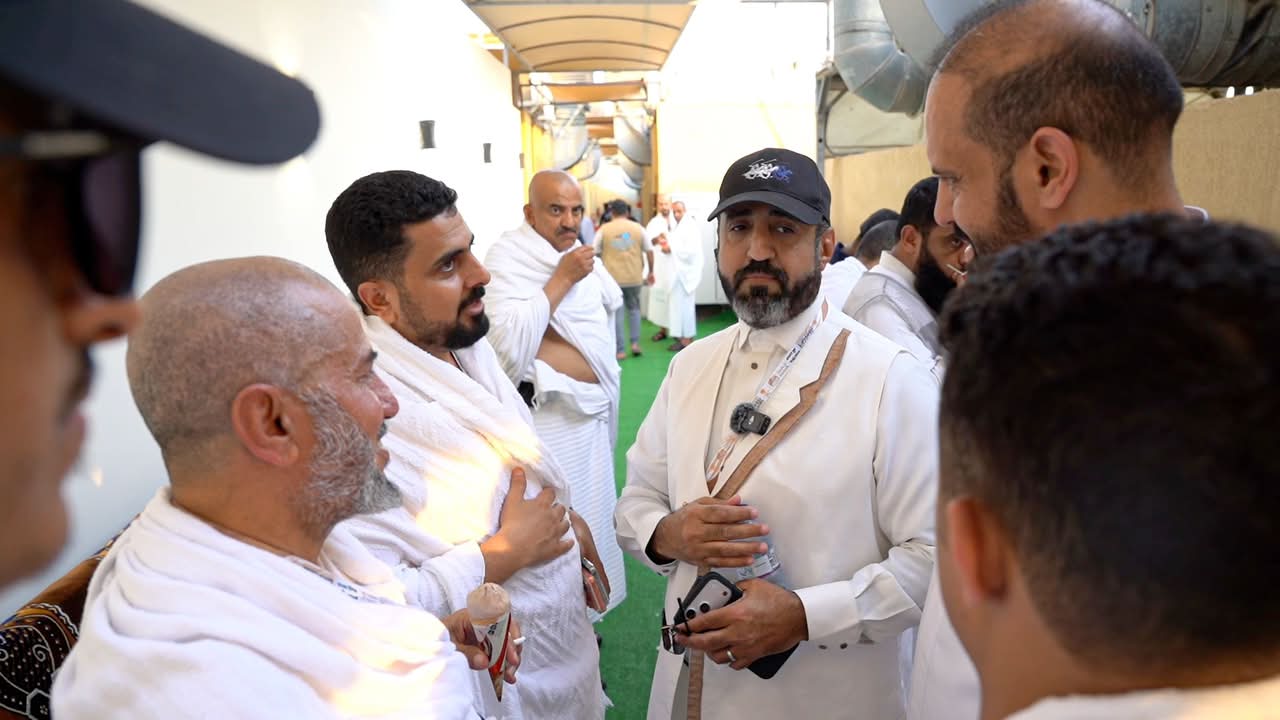 وكيل وزارة الاوقاف المساعد يتفقد اوضاع الحجاج في مشعر منى