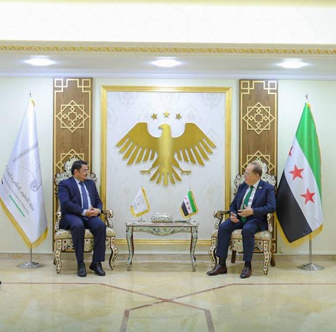 بعكر يبحث مع وزير التعليم العالي السوري تعزيز التعاون العلمي والأكاديمي