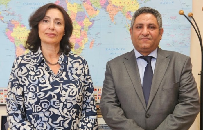 القائم بأعمال السفارة في صوفيا يبحث مع المعهد البلغاري تعزيز التعاون الدبلوماسي