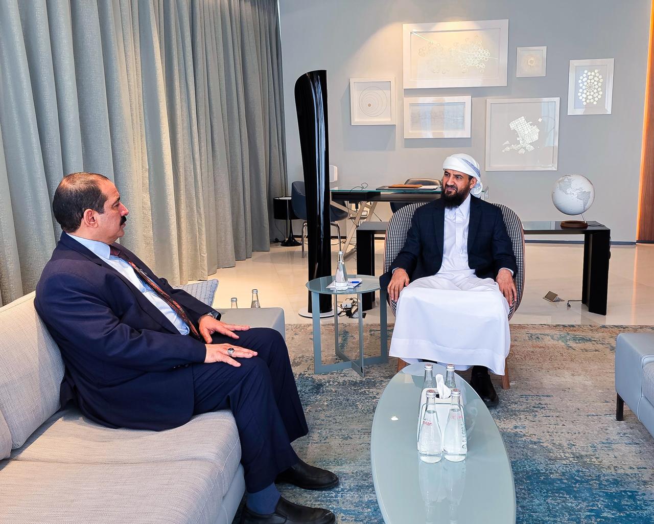 المحرّمي يستقبل وزير الداخلية ويطّلع على مستجدات الأوضاع الأمنية
