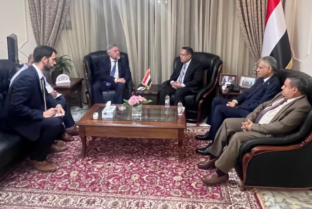 رئيس مجلس الشورى يبحث مع سفير الاتحاد الأوروبي مستجدات الأوضاع في اليمن وجهود دعم السلام