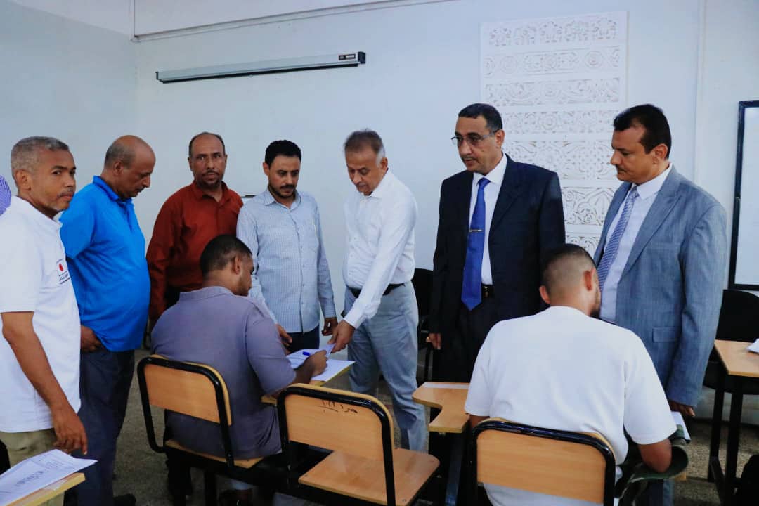 تدشين الاختبارات الوزارية للتعليم الفني والمهني في المحافظات المحررة