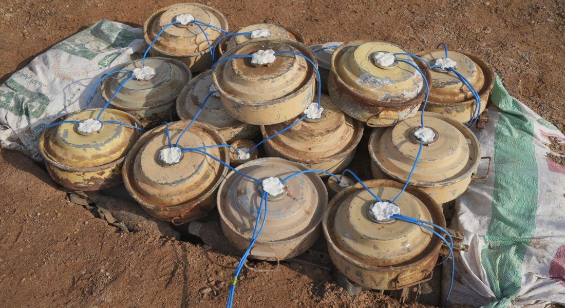 مسام ينزع 2166 لغماً وذخيرة في اليمن منذ مطلع سبتمبر