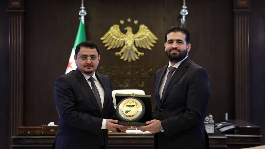 بعكر يبحث مع وزير الداخلية السوري سبل تعزيز التعاون الامني