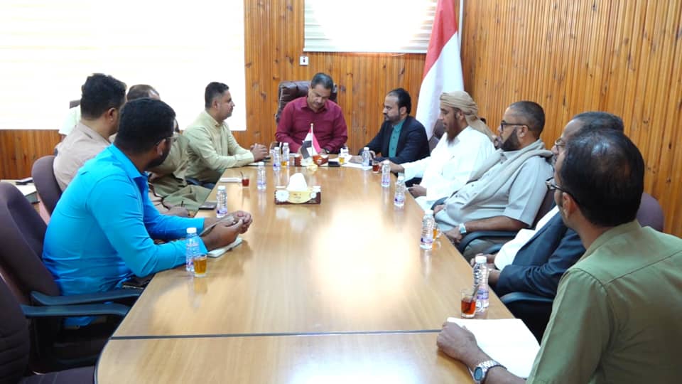 إقرار خطة عمل للجنة المشتركة لتعزيز الدعم الإنساني والإغاثي بوادي وصحراء حضرموت